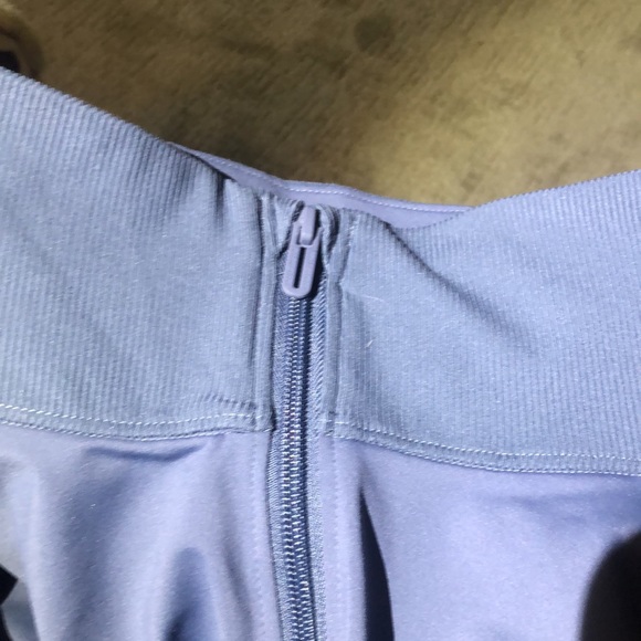 Size 1X NWT Under Armour Athletic Jacket ($80) Zippered Gray/Blue - Picture 9 of 11